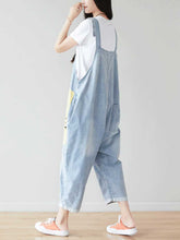 Believe in Your Flyness Adjustable Straps Denim Overall Dungarees